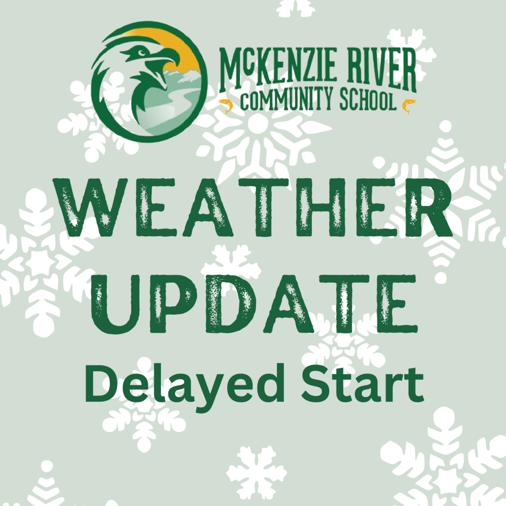 Due to inclement weather, we're starting with a 2-hour delay this morning. We will reassess depending on what the temperature decides to do.  Check back here and on our website for more information!