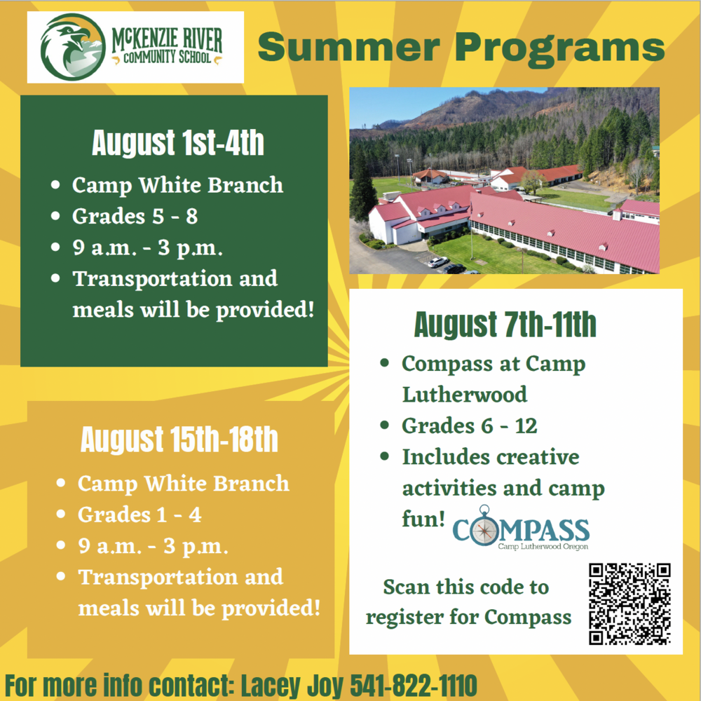 McKenzie Summer Programs