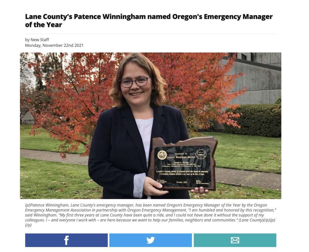 Emergency Manager of the Year