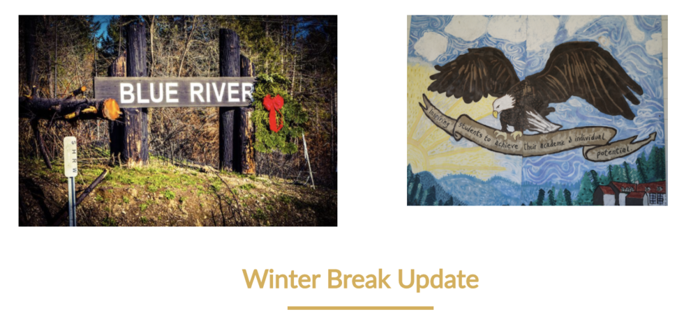 Winter Break Update