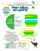 McKenzie Elementary Daily Bulletin November 7, 2019