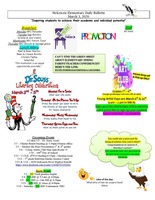 McKenzie Elementary Daily Bulletin March 3, 2020