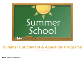 Summer Programs