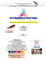 McKenzie Elementary Daily Bulletin November 1, 2018