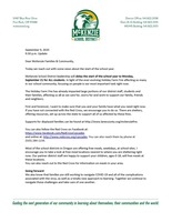 McKenzie to Delay Start to September 21st