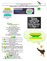 McKenzie Elementary Daily Bulletin October 15, 2019