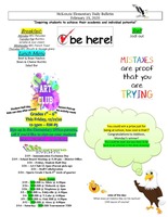 McKenzie Elementary Daily Bulletin February 19, 2020