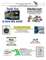 McKenzie Elementary Daily Bulletin December 1, 2018