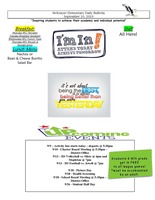 McKenzie Elementary Daily Bulletin September 10, 2019