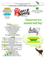 McKenzie Elementary Daily Bulletin October 16, 2019
