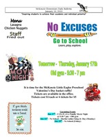 McKenzie Elementary Daily Bulletin January 16, 2019