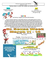 McKenzie Elementary Daily Bulletin March 13, 2019