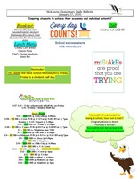 McKenzie Elementary Daily Bulletin January 27, 2020