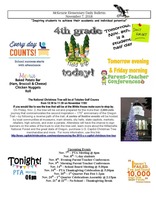 McKenzie Elementary Daily Bulletin November 7, 2018
