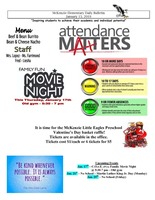 McKenzie Elementary Daily Bulletin January 15, 2019