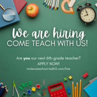 Teaching Job Open