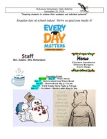 McKenzie Elementary Daily Bulletin December 20, 2018