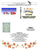 McKenzie Elementary Daily Bulletin November 19, 2018