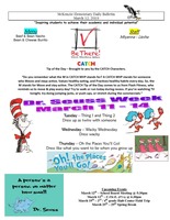 McKenzie Elementary Daily Bulletin March 12, 2019