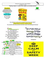 McKenzie Elementary Daily Bulletin October 9, 2019