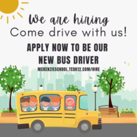 Bus Driver Position Open