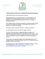 McKenzie Board of Directors to Weigh Revised Calendar Options