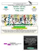 McKenzie Elementary Daily Bulletin February 22, 2019