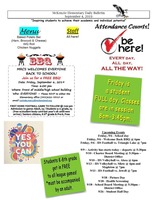 McKenzie Elementary Daily Bulletin September 4, 2019