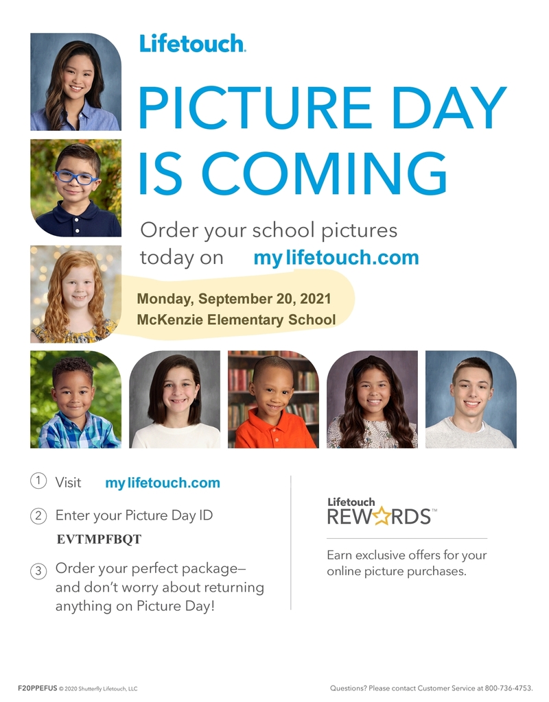 MES picture day flyer