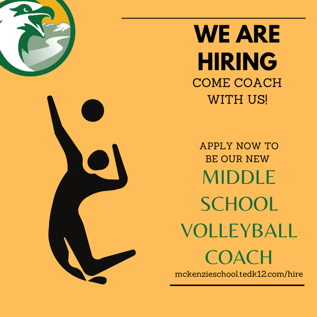 We are hiring a volleyball coach!