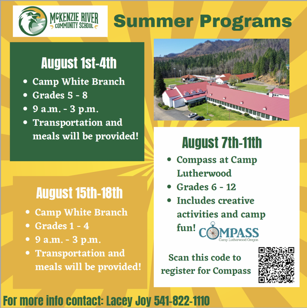 McKenzie Summer Programs 