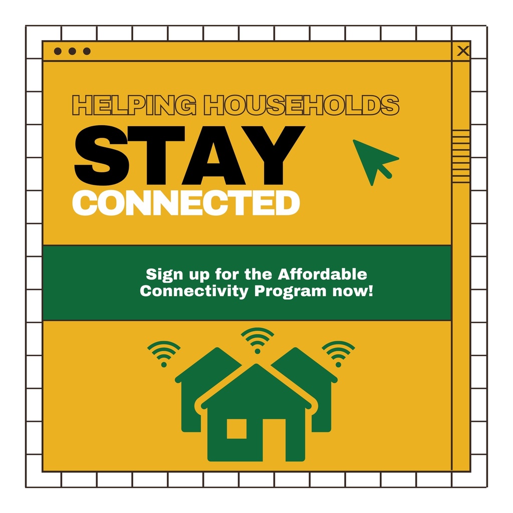 Sign up for free, high-speed internet today!  Thanks to the Affordable Connectivity Program, your family can now sign up 