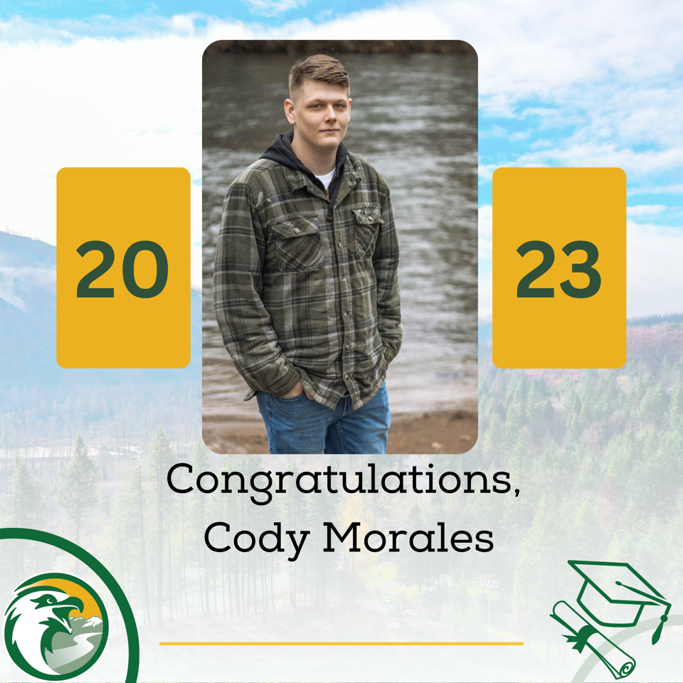 Senior Spotlight! Congratulations, Cody Morales! We are thrilled for you and excited to see all the great things you will achieve. If you have any advice or insights for this year's graduating class, please share them in the comments section below.    We wish you all the best in your future endeavors!