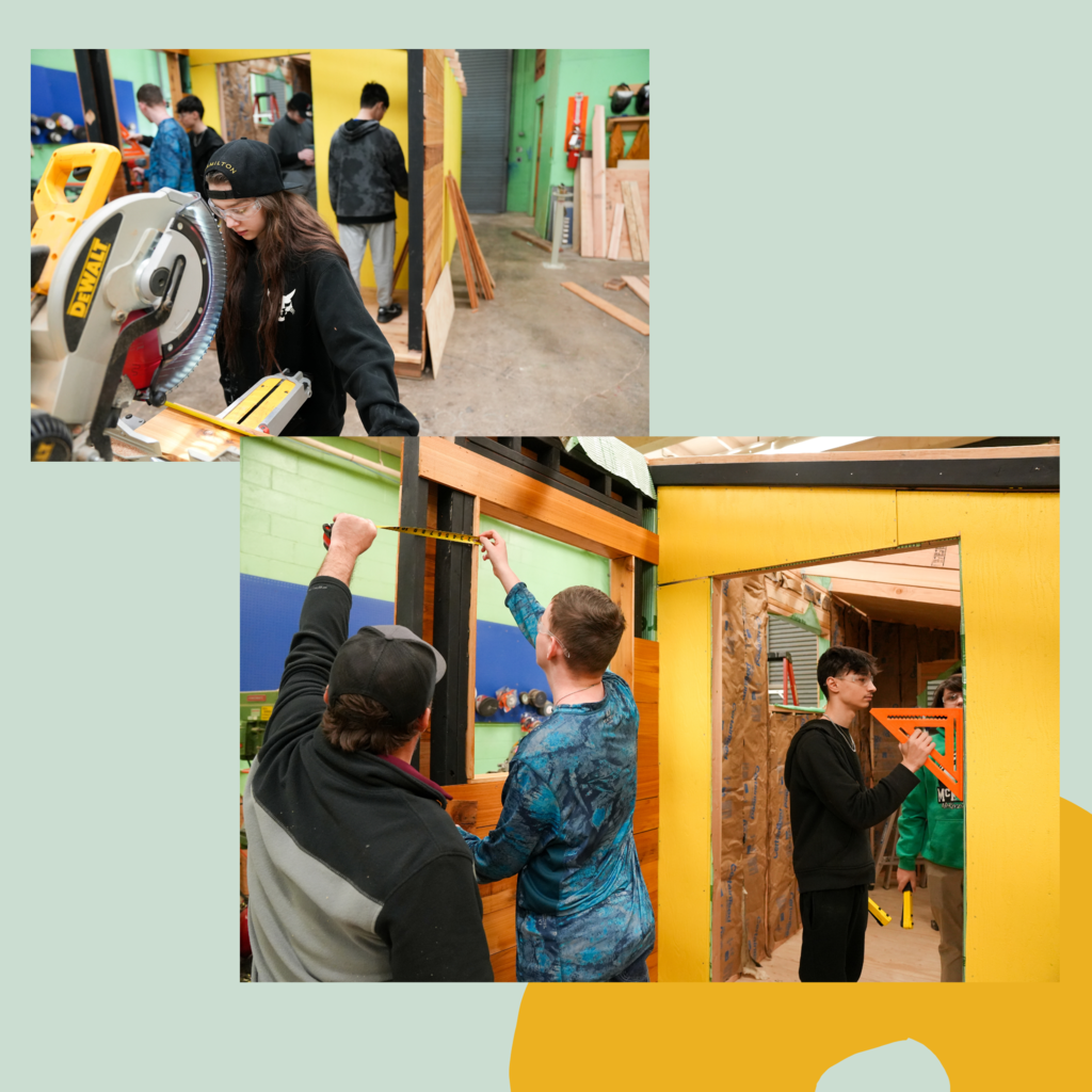 We are incredibly proud of Mr. Seth O'Hare's CTE class for successfully completing the construction of the shelter.   The students actively participated in every aspect of the project and even delivered the shelter to its location last week. We appreciate the Eagles' unwavering commitment and involvement in the community.   Thank you!